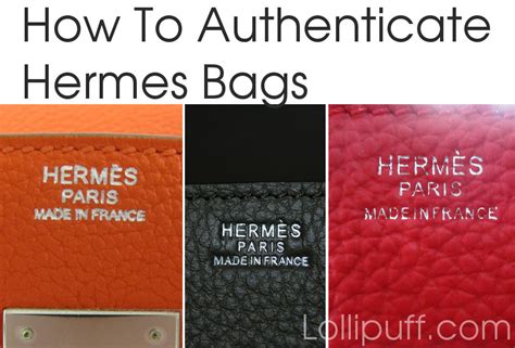 how to identify hermes bags.